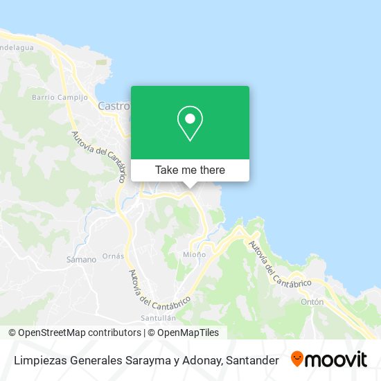 mapa Limpiezas Generales Sarayma y Adonay