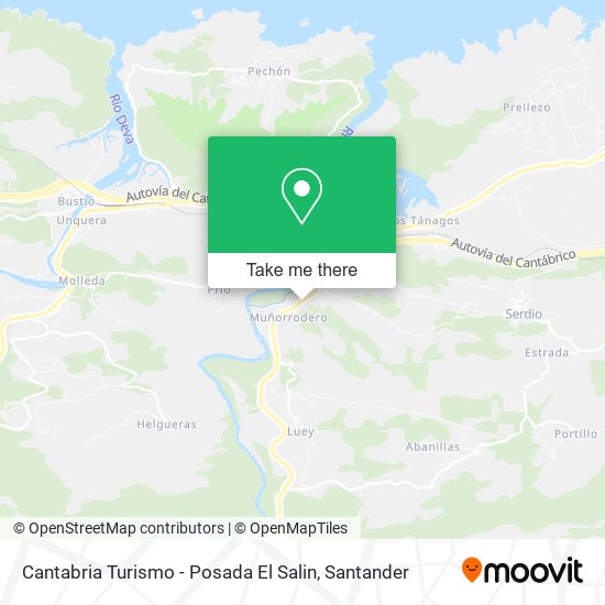 Cantabria Turismo - Posada El Salin map