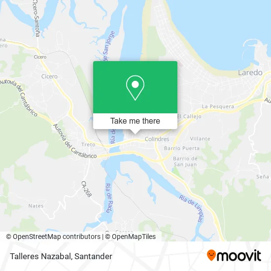 Talleres Nazabal map