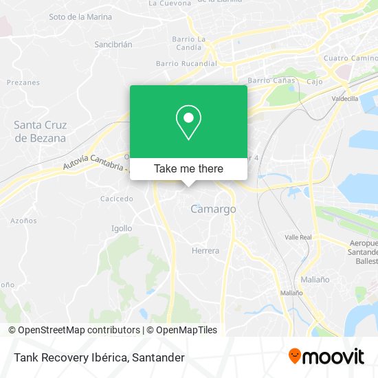 Tank Recovery Ibérica map