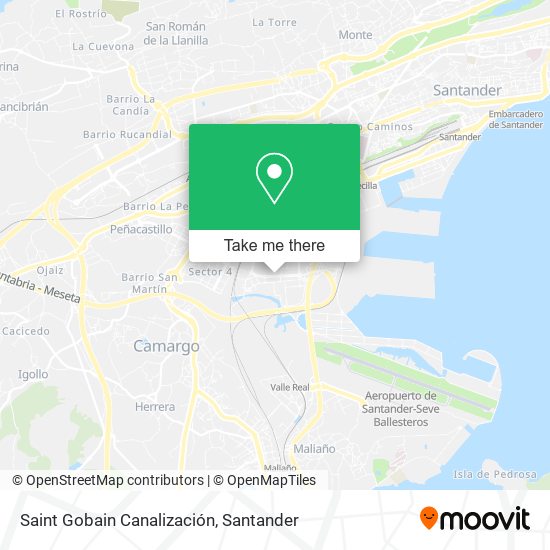 Saint Gobain Canalización map
