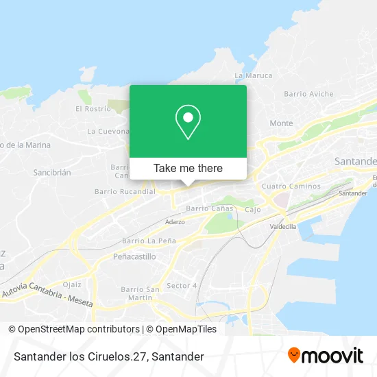 Santander los Ciruelos.27 map