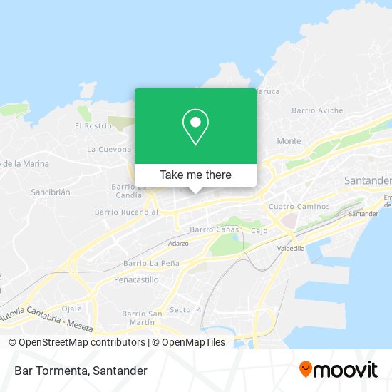 Bar Tormenta map