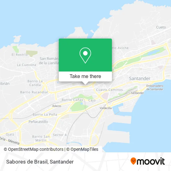 mapa Sabores de Brasil