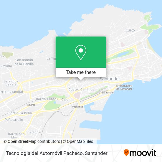 Tecnologia del Automóvil Pacheco map