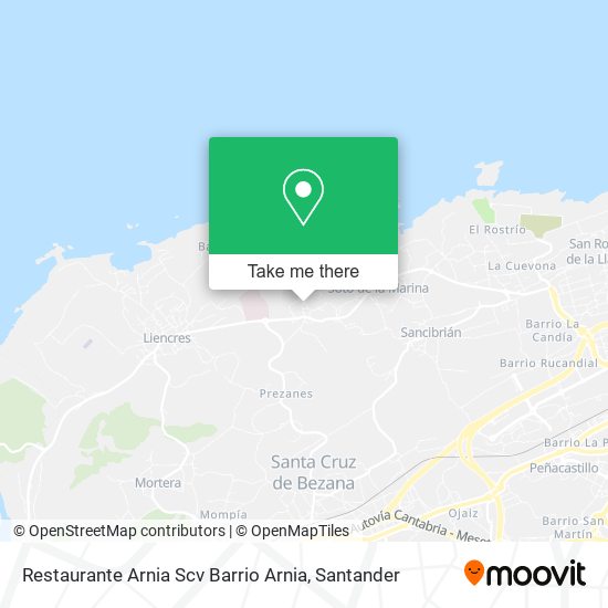 Restaurante Arnia Scv Barrio Arnia map