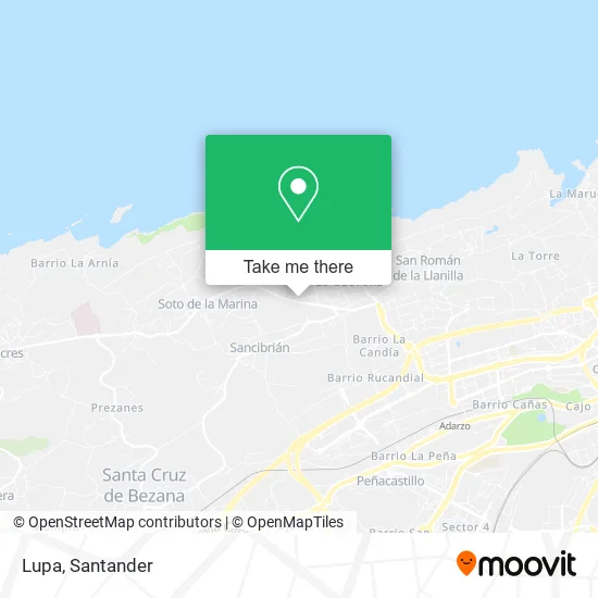 Lupa map