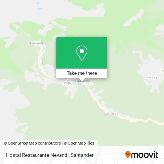 Hostal Restaurante Nevandi map