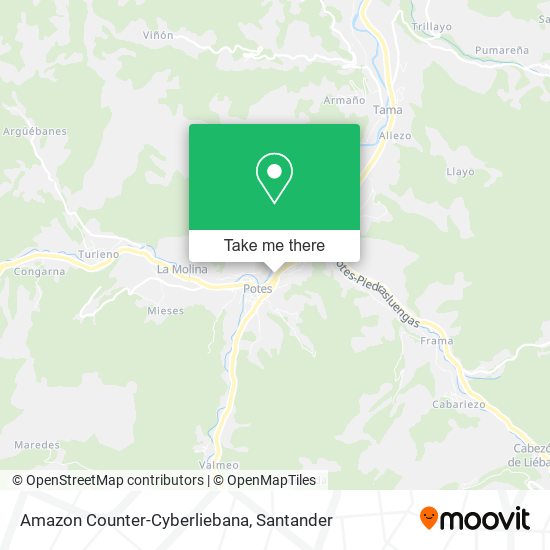 Amazon Counter-Cyberliebana map