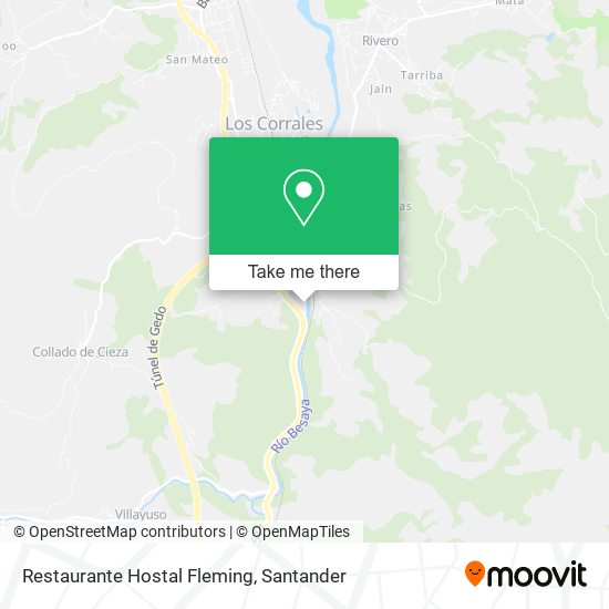 Restaurante Hostal Fleming map