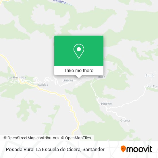 Posada Rural La Escuela de Cicera map
