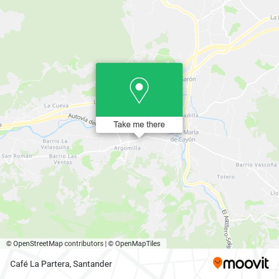Café La Partera map