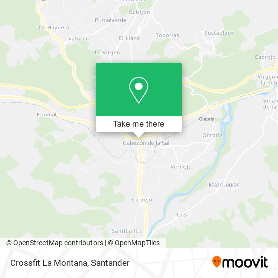 Crossfit La Montana map