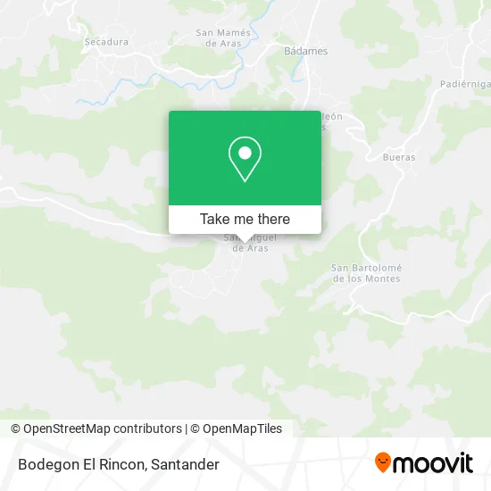 Bodegon El Rincon map