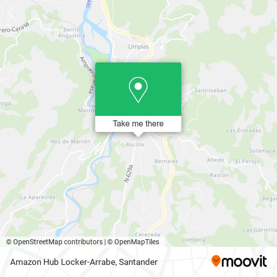 Amazon Hub Locker-Arrabe map