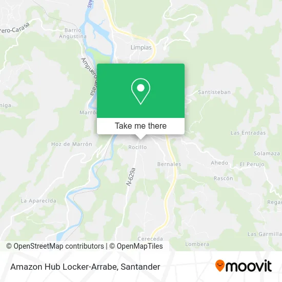 Amazon Hub Locker-Arrabe map
