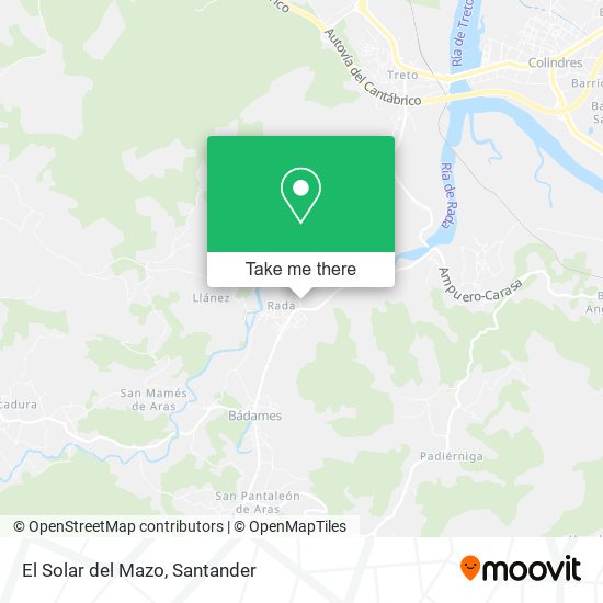 El Solar del Mazo map