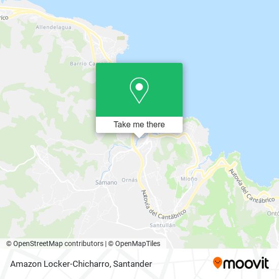 Amazon Locker-Chicharro map