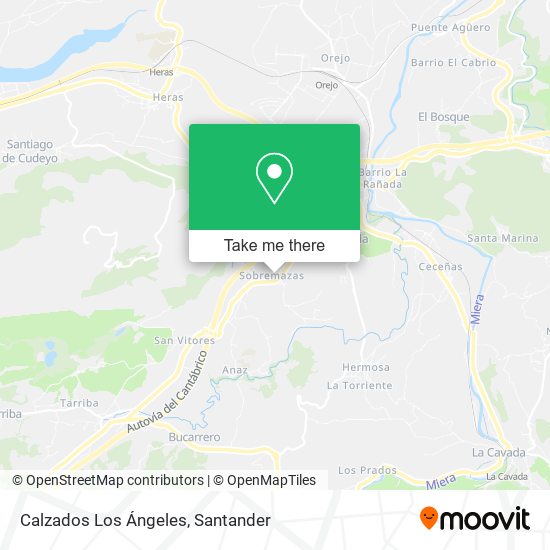 Calzados Los Ángeles map