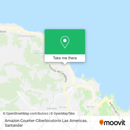 Amazon Counter-Ciberlocutorio Las Americas map