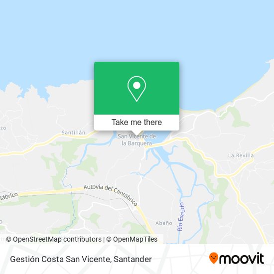 Gestión Costa San Vicente map