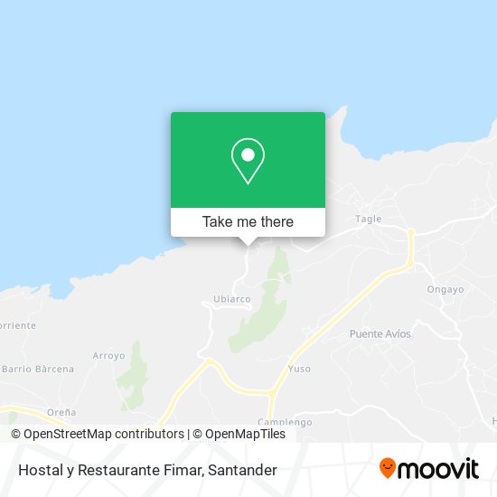 Hostal y Restaurante Fimar map