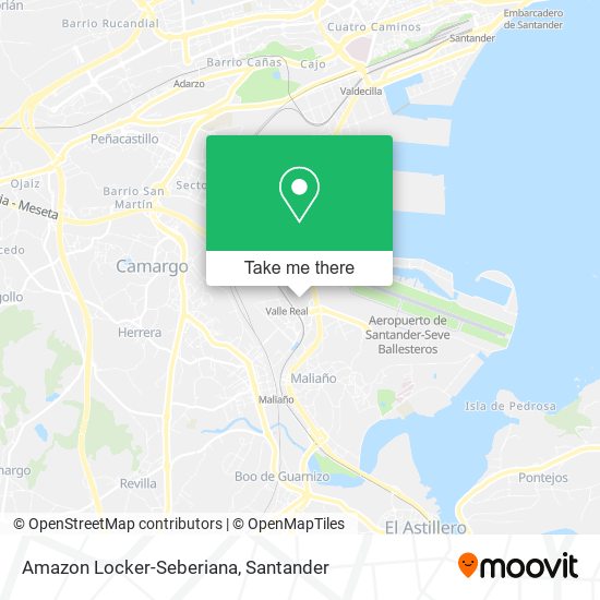 mapa Amazon Locker-Seberiana