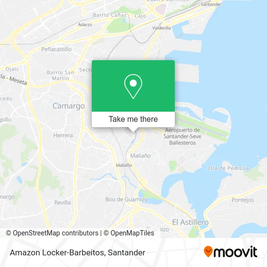 Amazon Locker-Barbeitos map