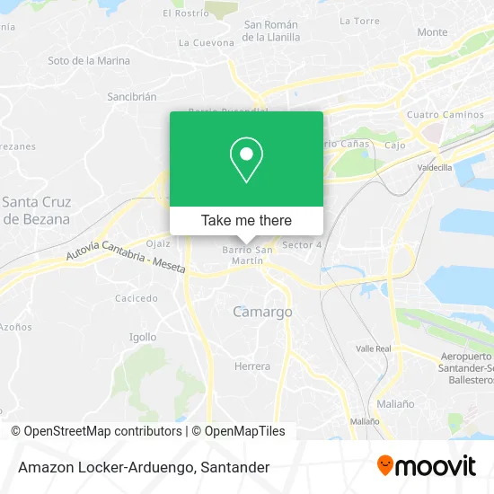 Amazon Locker-Arduengo map
