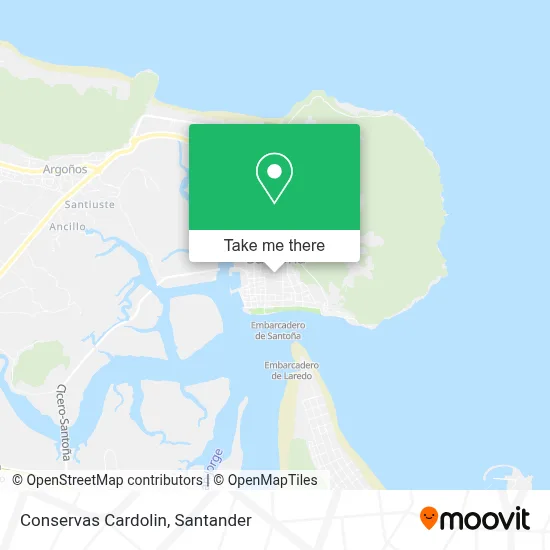 Conservas Cardolin map