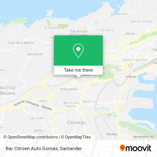 Bar Citroen Auto Gomas map