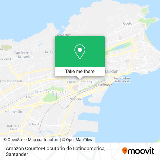 Amazon Counter-Locutorio de Latinoamerica map