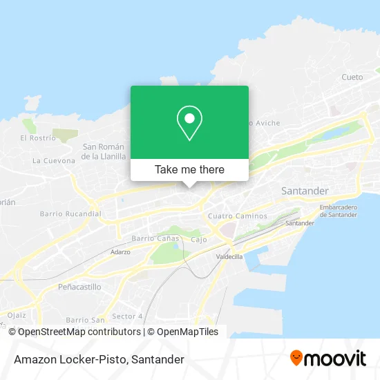 Amazon Locker-Pisto map