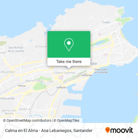 Calma en El Alma - Ana Lebaniegos map