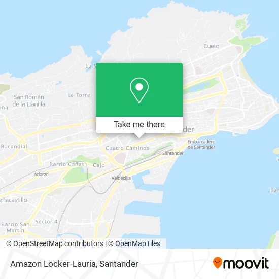 Amazon Locker-Lauria map