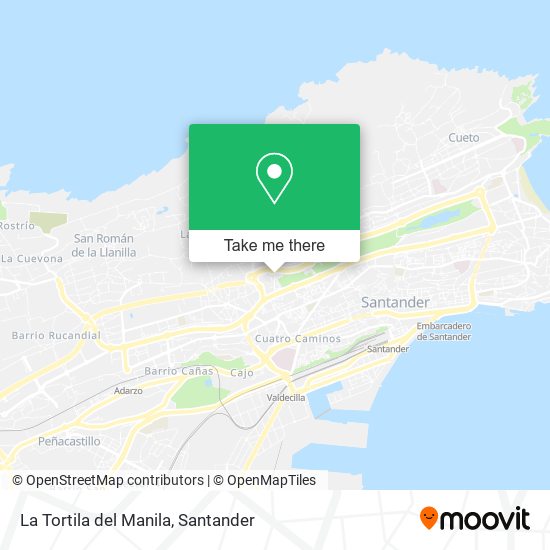 La Tortila del Manila map