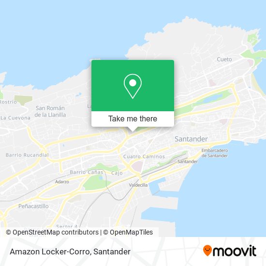 Amazon Locker-Corro map