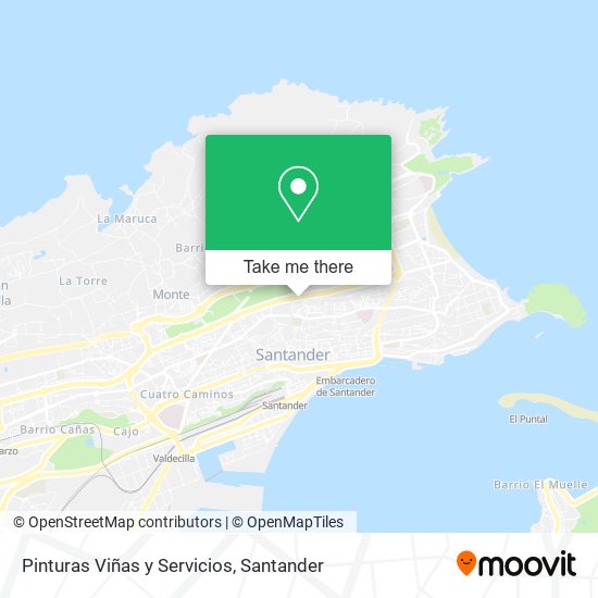 Pinturas Viñas y Servicios map