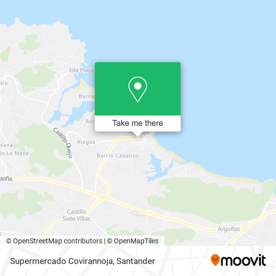 Supermercado Covirannoja map