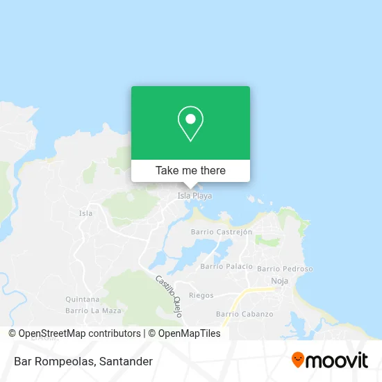 Bar Rompeolas map
