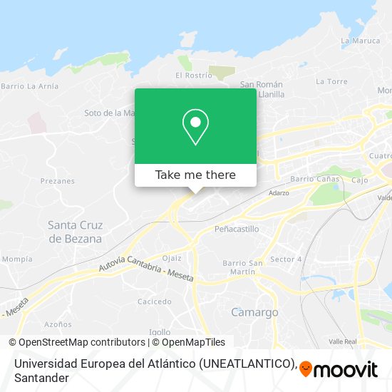 Universidad Europea del Atlántico (UNEATLANTICO) map