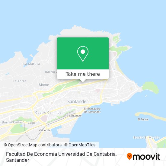 Facultad De Economia Universidad De Cantabria map