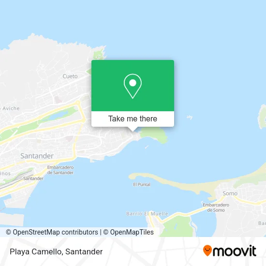 Playa Camello map