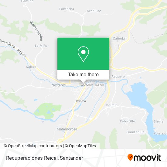 Recuperaciones Reical map