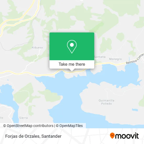 Forjas de Orzales map