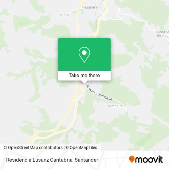 Residencia Lusanz Cantabria map