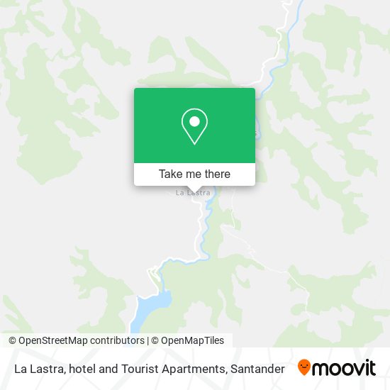 La Lastra, hotel and Tourist Apartments map