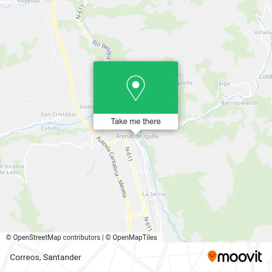 Correos map