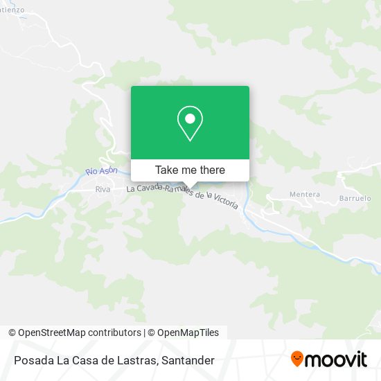 Posada La Casa de Lastras map