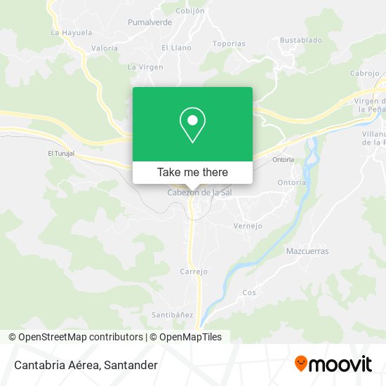 Cantabria Aérea map